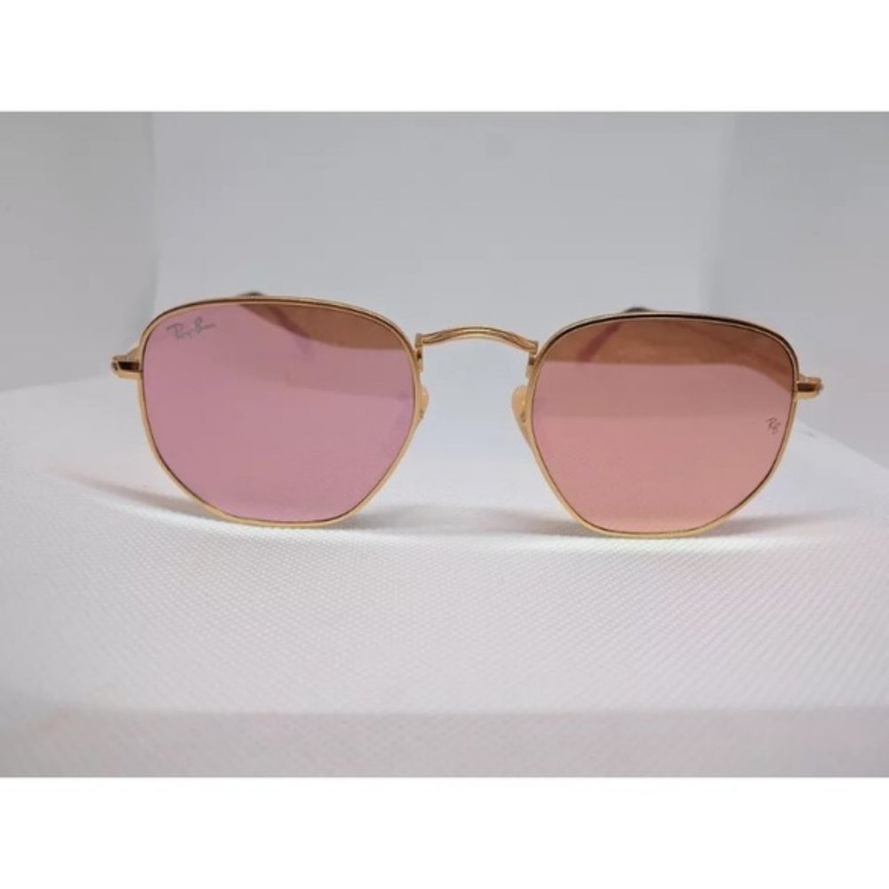 Ray-Ban hexagonal frame copper/pink lens gold - Picture 5 of 8